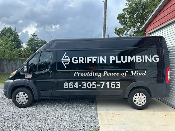 Griffin Plumbing LLC wrapper van black